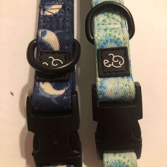 Set of two Lucy & Co size small dog collars